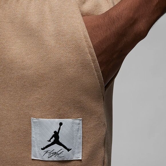 NWT Nike Jordan Flight Fleece Hemp / Heather / Sail Size XL - Picture 3 of 5